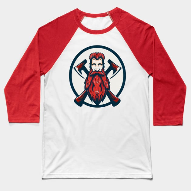 AxeMan V3 Baseball T-Shirt by LarsonBrosSupplyCo
